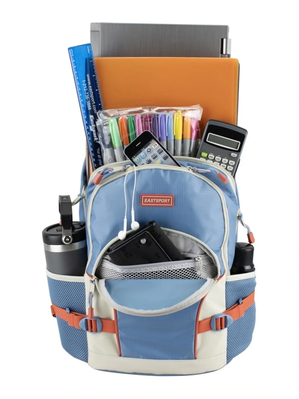 Eastsport Blue Shadow  School Backpack For Teen W